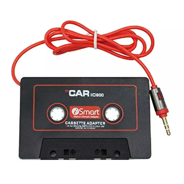 Car Audio Tape Cassette to   AUX for iPod iPhone Converter Adapter Black