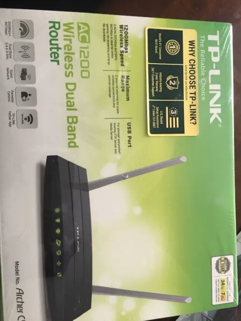 TP-LINK Archer C50 AC1200 Wireless Dual Band Router