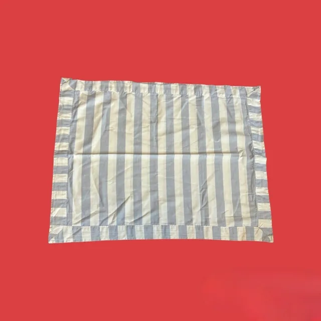 Ralph Lauren Vintage Oxford Blue and White Striped Standard Pillow Sham