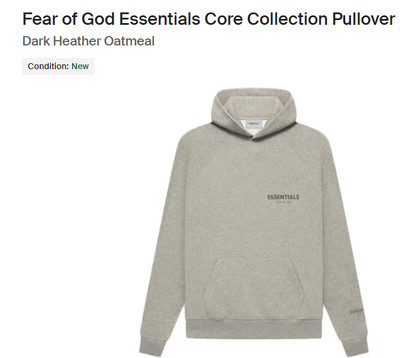 FOG - FEAR Of God Essentials Hoodie core collection $200.00 - PicClick
