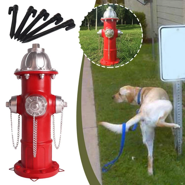 Fake Fire Hydrant For Dogs to Peed On, Dog Fire Hydrant Pee Post, Bac✨a J5C8
