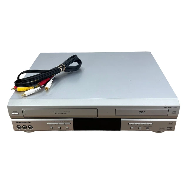 PANASONIC PVD4743S DVD/VCR Combo Player VHS Recorder with Cables 59.