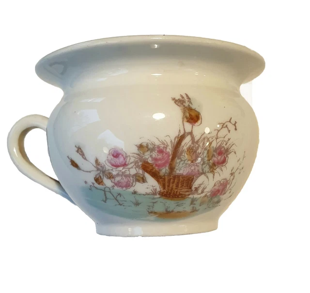 lot de petits pots de chambre miniature porcelaine poupée