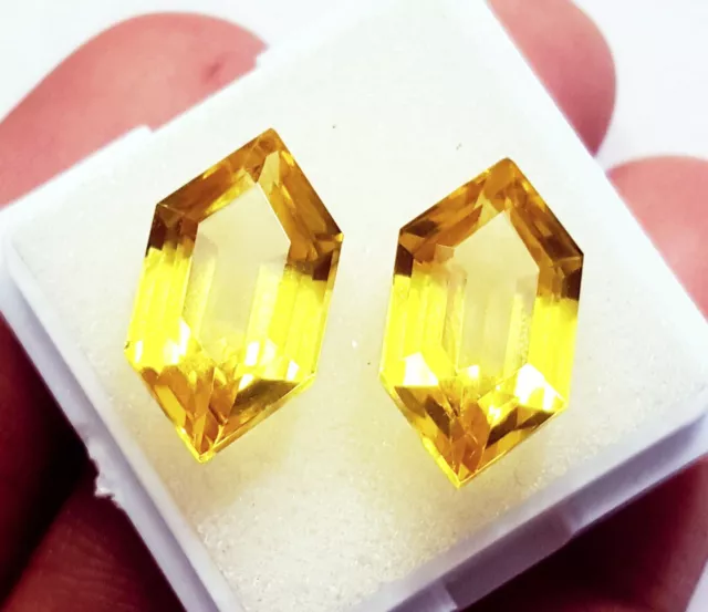 18 Ct Ravishing Natural Yellow Sapphire Loose Gemstone Certified R813 2