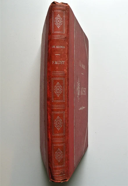 LIVRE ANCIEN, Partitions, FAUST. Charles Gounod. Choudens éditeur.