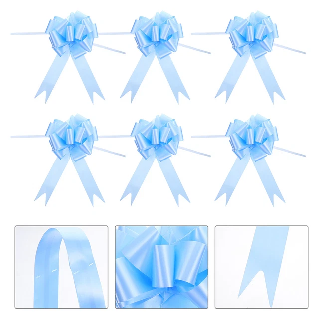 30pcs tirer ruban arcs fleur cadeau décoration mariage fournitures accessoires