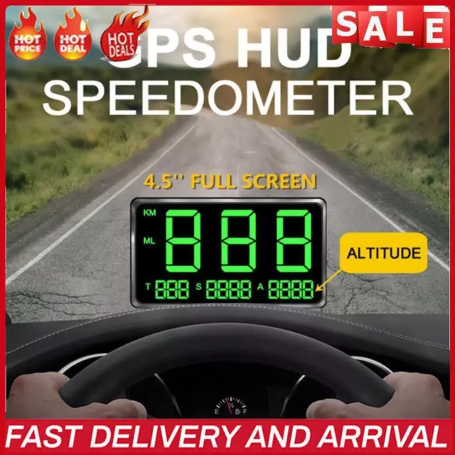 C80 C90 C60 C60S GPS Speedometer Digital Car HUD KM/H MPH Speed Display Alarm