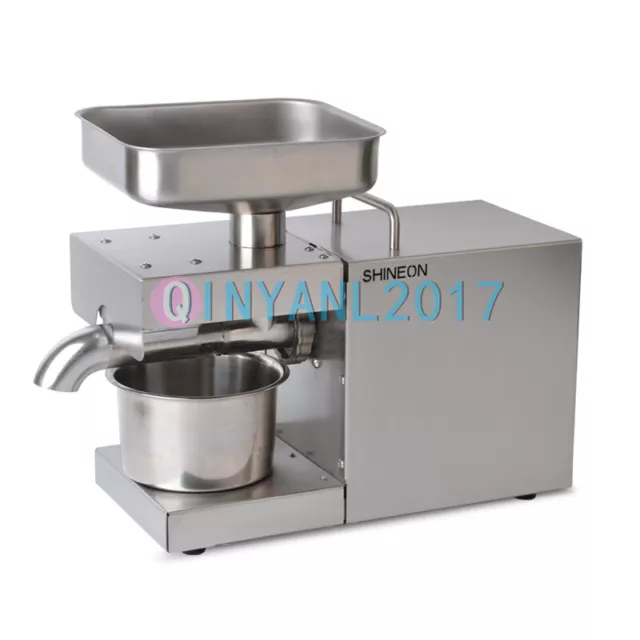 1500W Automatic Oil Press Machine Peanut Olive Oil Pressing Extractor Squeezer