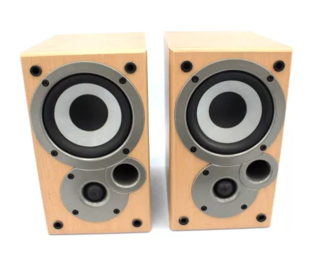 DENON SC-M50 2-Way Reflex Pair of Bookshelf Speakers Wooden 6 Ohms - H64