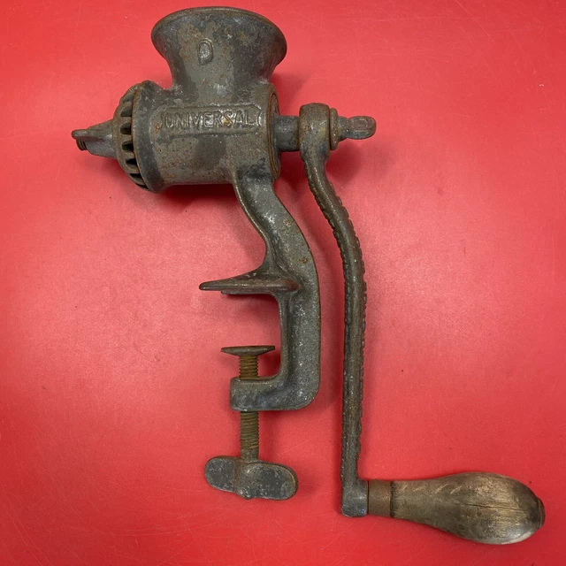 LF&C NEW BRITAIN Conn USA No 0 Universal Food Chopper Meat Grinder pat