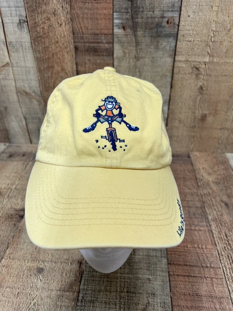 LIFE IS GOOD JAKE  Mountain Bike Yellow hat
