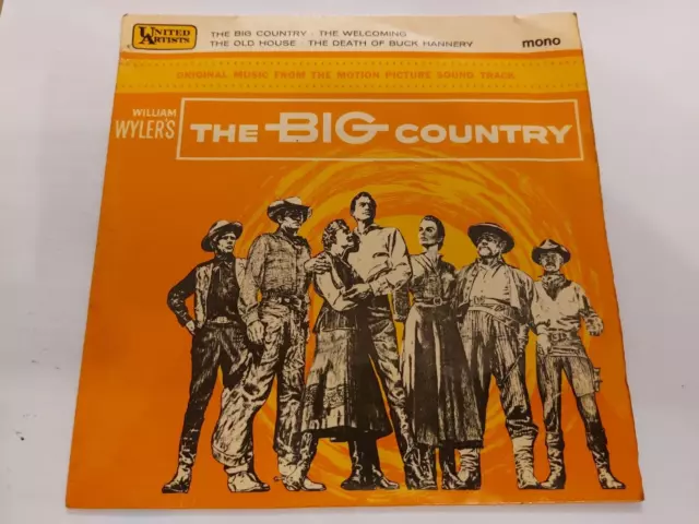 Jerome Moross * The Big Country * 7" Ep Single Ex/Vg 1959