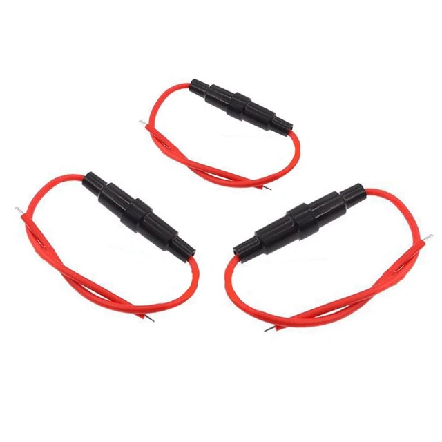 Pack de 10 porte-fusibles en ligne de haute qualité 6 x 30 mm excellente perfor