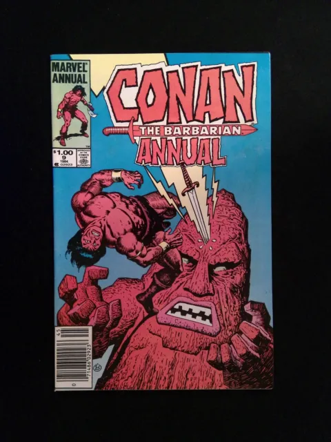 Conan the Barbarian Annual  #9  MARVEL Comics 1984 VF+ NEWSSTAND