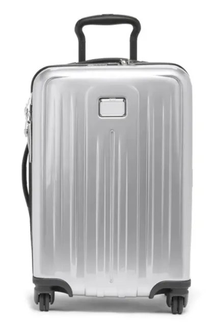 NEW Tumi V4 Short Trip Expandable 4 Wheel Packing Case Suit Case - SILVER 3
