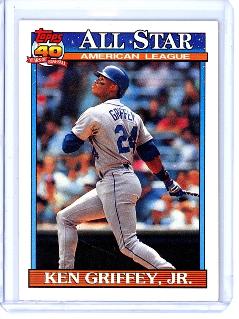 Ken Griffey Jr 1991 Topps 40 Years of Baseball All-Star #392 Ken Griffey Jr 1991 Topps 40 Years of Baseball All-Star #392