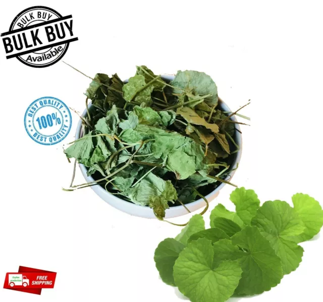 Hoja de Centella asiática seca/polvo molido, té de hierbas orgánico natural...