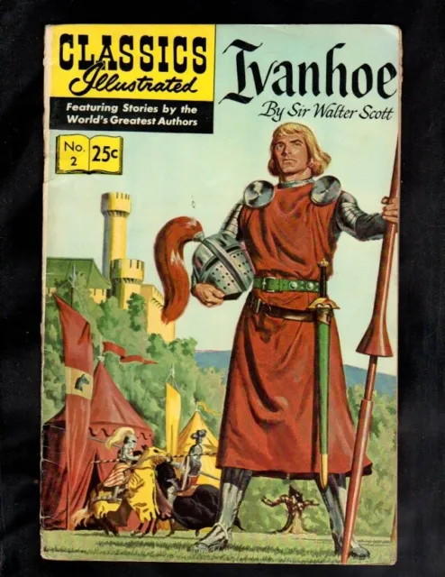 Classics Illustrated #2 Vg Hrn169  (Ivanhoe) Free Ship On $15 Order!