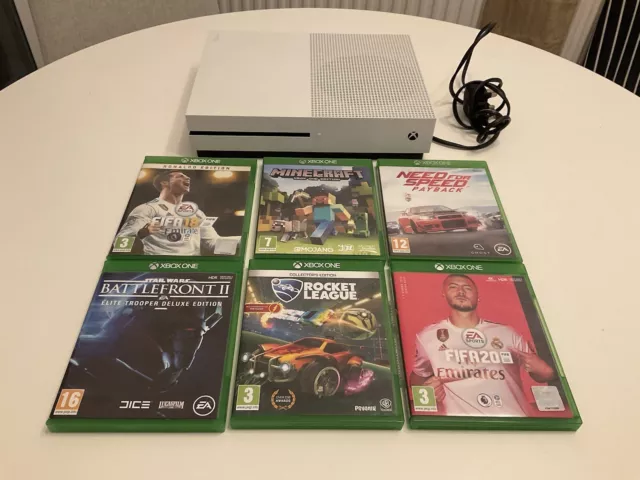 XBOX ONE CONSOLE and 6 game bundle 90.00 PicClick UK