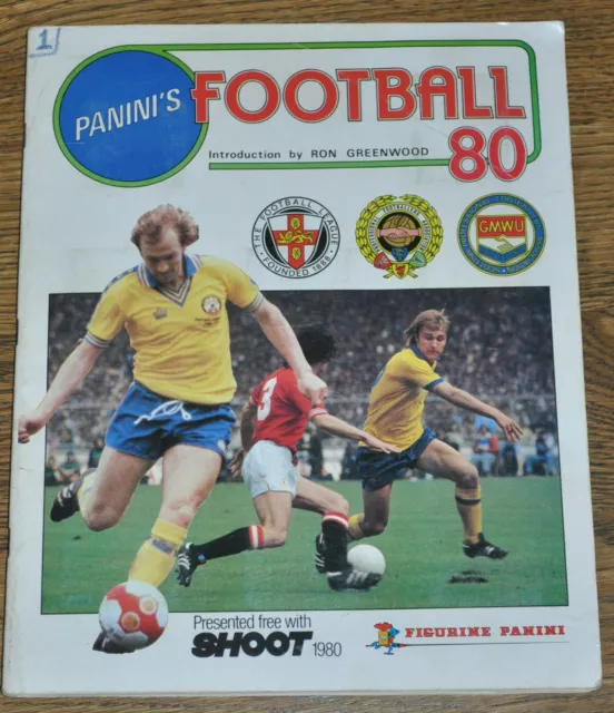 Panini Football 80 Aufkleberalbum - komplett 1980 - Englische & Schottische Ligen