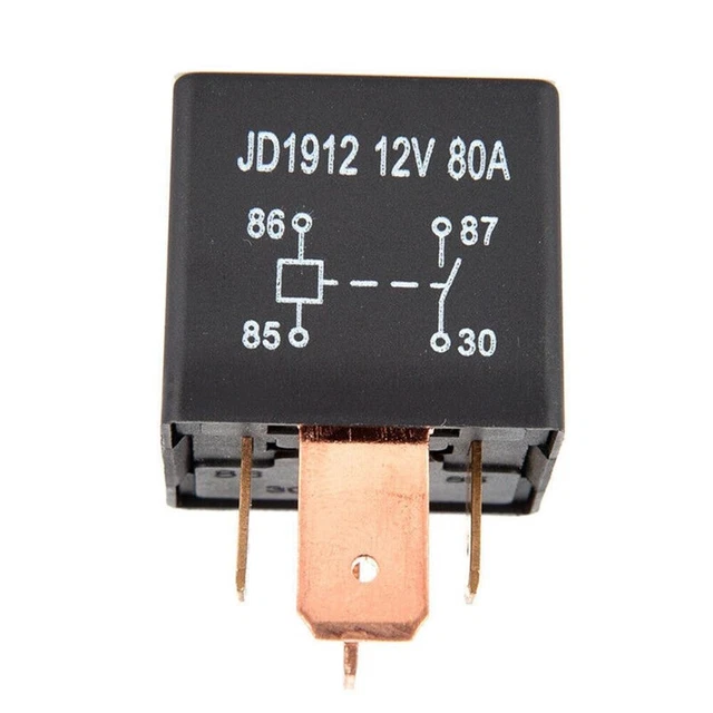 Relè auto auto impermeabile resistente 4 pin DC 24V 12V 80A JD1912 impermeabile