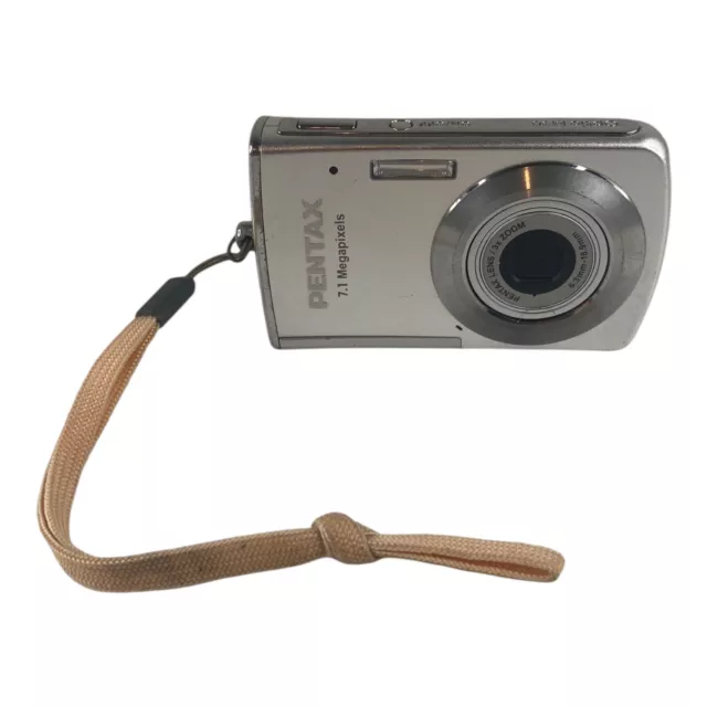 Pentax Optio M30 7.1MP Compact Digital Camera Silver Untested No Battery