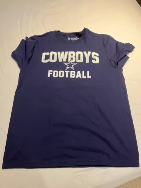 Dallas Cowboys: T- shirt Adult = size LARGE  NEW Blue + STAR