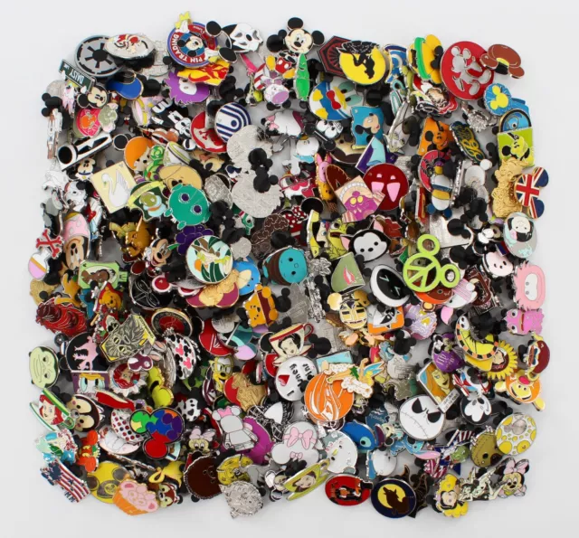 Disney Trading Pins-Lot of 25-No Duplicates-LE-HM-Rack-Cast-Free