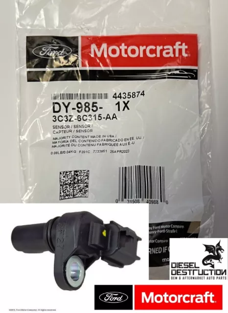 DY-985 NEW OEM Motorcraft Ford 6.0L 6.4L Diesel Crankshaft Position Sensor