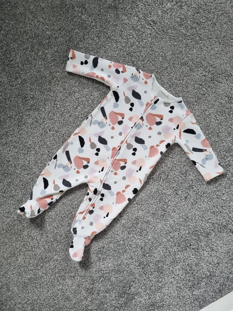 Baby Girls Next Zip Up Babygrow Pramsuit 3-6 Months White sweater casual p