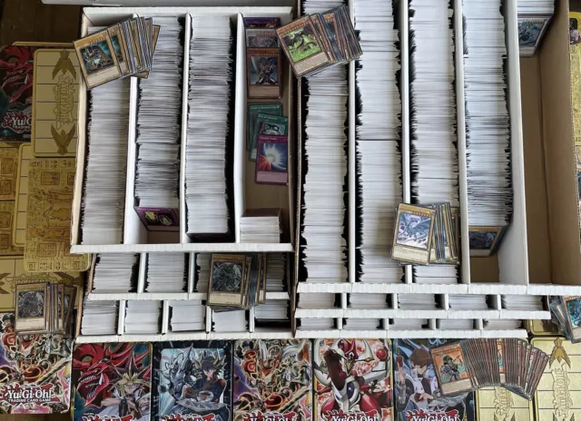 Yugioh 300 Cards Bundle Collection Joblot with 30 Holos INCLUDES YUGIOH TIN 2