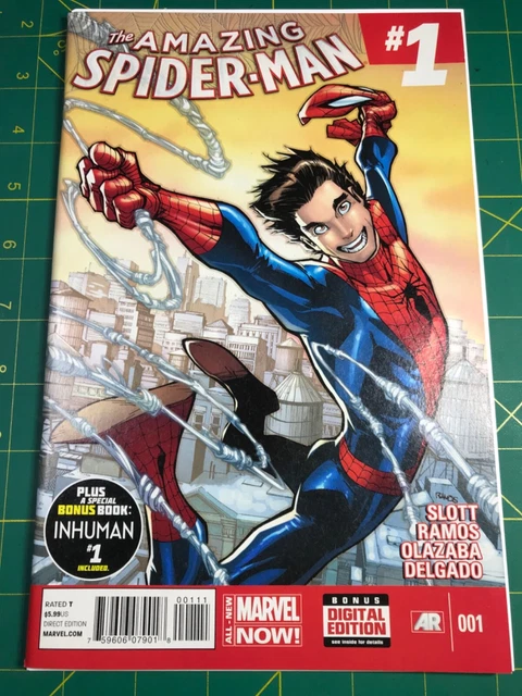 AMAZING SPIDER-MAN #1 MARVEL 2014 1ST PRINT APPEARANCE CINDY MOON Silk NM-