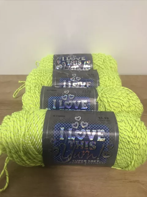 Hobby Lobby I Love This Yarn! Medium - Dark Country Blue Lot #624635 - 7oz  Skein