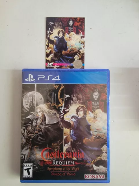 Castlevania Requiem + Random Card PS4 Limited Run #443 LRG IN HAND