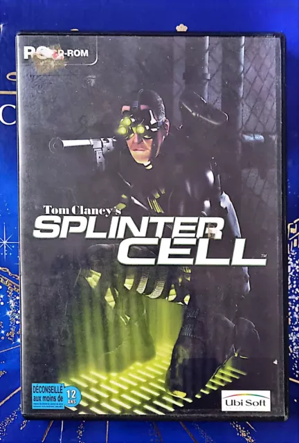 jeu tom clancy's splinter cell pc cd rom