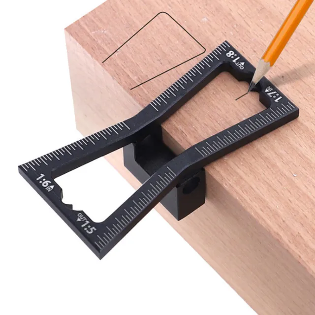 Home Template Guide Tool Dovetail Marker Aluminum Alloy Woodworking Gauge