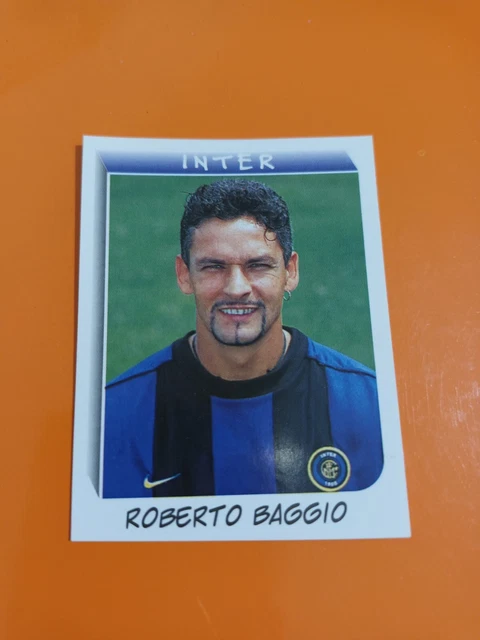 Carte Panini Calcio 1998-99 #24 Roberto Baggio – Inter Milan – Notée PSA 8 NM-MT