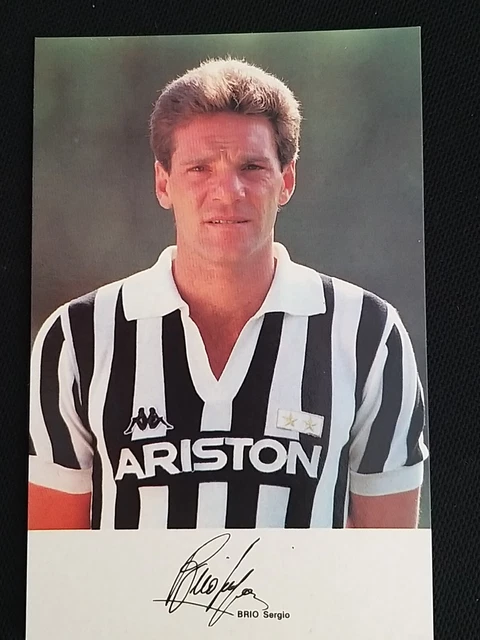 Photo Eugenio Corini Signée - HURRA' JUVENTUS - Carte Postale Foot - Neuf