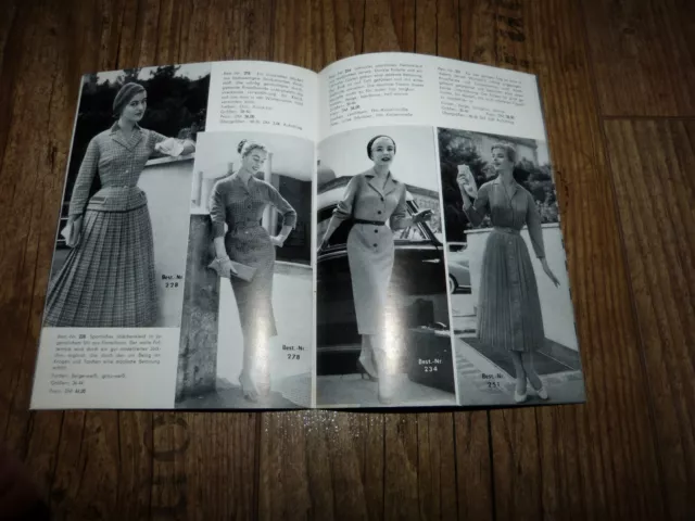 Medaillon Modehaus Katalog Mode im Herbst von 1957 3