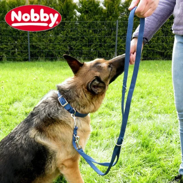 Nobby Führleine CLASSIC SOFT - 200 cm / 15+20+25 mm - Nylon Hundeleine 2 m 3