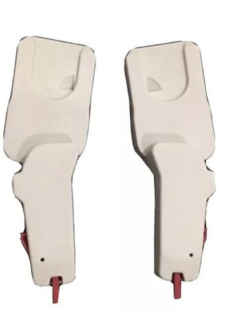 QUINNY MOODD WHITE Car Seat Adapters For Maxi Cosi Car Seat And Quinny Carrycot 20.00 PicClick UK