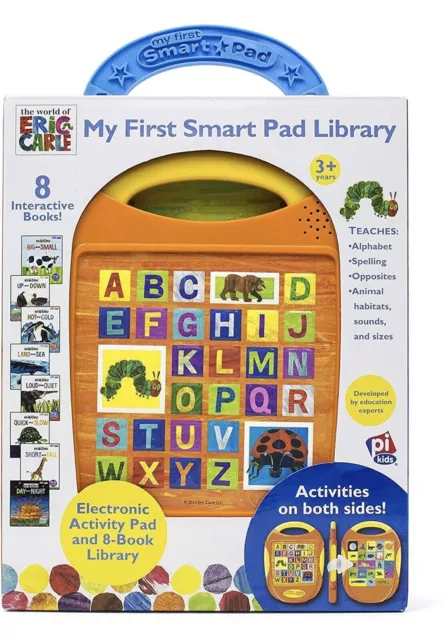 My First Smart Pad Library 8 Interactive Books Activity Kids Gift Box Eric Carle