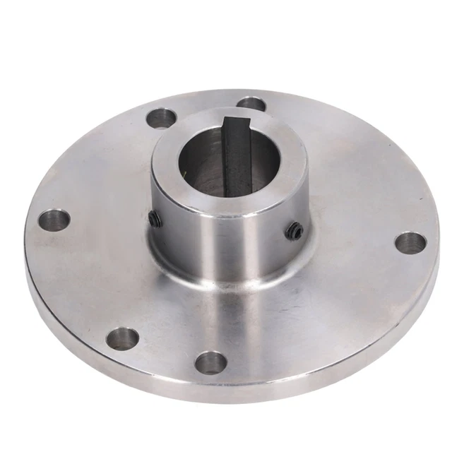 (30mm)Chuck Flange 125mm/4.9in Lathe Flange High Manganese Steel Chuck
