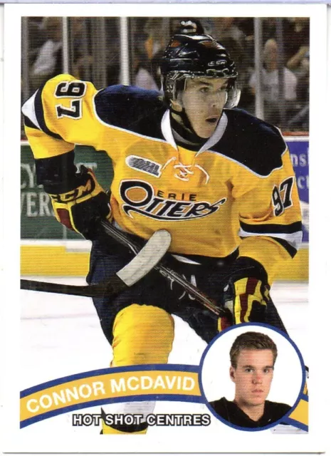 2014 Connor McDavid Future Stars Rookie RC Hot Shot Prospects BV Rare  Graded Edmonton Oilers Pre-draft