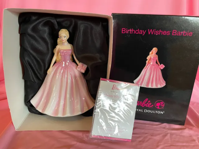 Royal Doulton Ladies 2011 Birthday Wishes Barbie Figurine - NEW in box