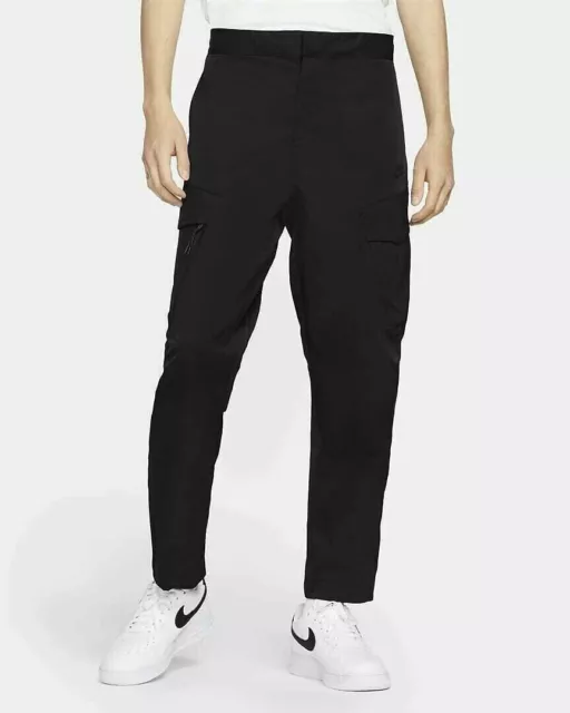 Nike Mens Sportswear Tech Pack Unlined Woven Cargo Pants DM5538 010 XL  Black