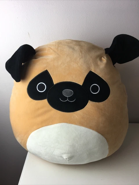 Kellytoy Squishmallows 16" Prince The Pug Super soft Plush Extra Large Dog