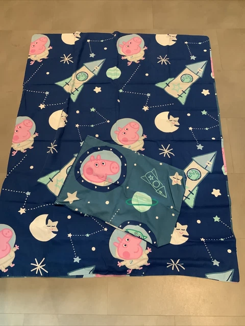 Funda edredón Peppa Pig para cuna niño pequeño cama hogar muebles ropa de cama niños niños