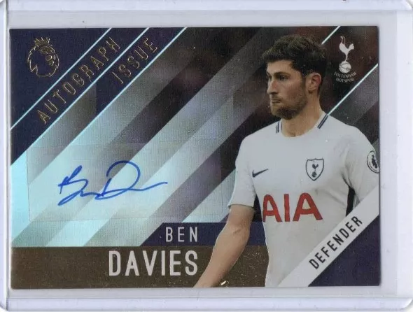 Ben Davies 2017/18 Topps Premier League Gold Soccer Autograph