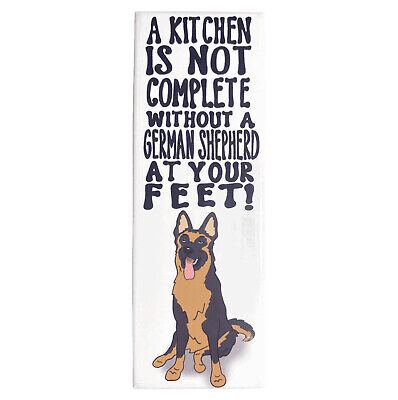Black Tan German Shepherd Magnet Dog Portrait Gift Collectible Kitchen Decor
